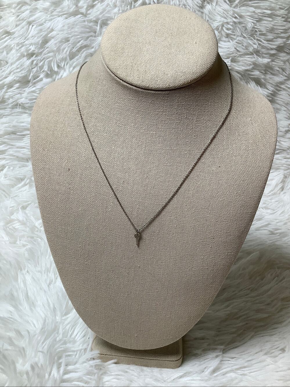 The Giving Keys Silver Tone Cable Chain Mini Key Dainty Pendant Necklace F18-6